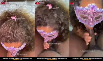 Yarrağı ağzına sokan siyah seksi